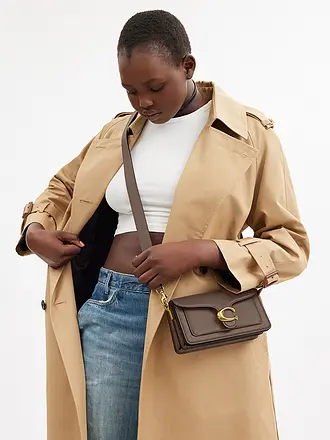 COACH | Ledertasche - Umhängetasche TABBY | grau